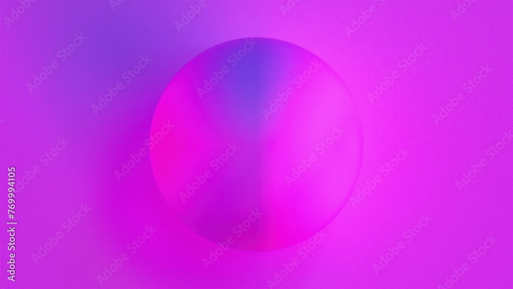 Sphere with multicolored light. Computer generated 3d render