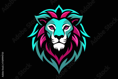 Wallpaper Mural a hippy lion head print ready vector t-shirt design Torontodigital.ca