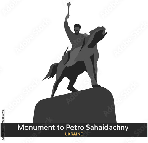 Monument of Petro Konashevych-Sahaidachny photo