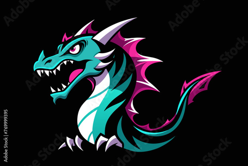Wallpaper Mural dragon print ready vector t-shirt design stick  Torontodigital.ca