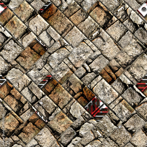 Creative patterned parquet texture
