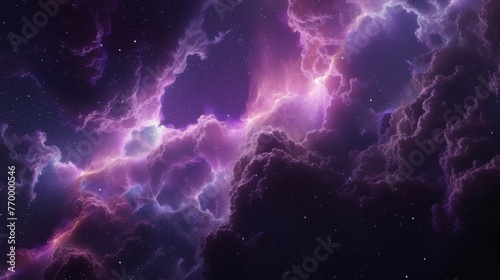 Majestic Nebula Illumination - Cosmic Artwork: Magnificent Presentation of Celestial Majesty, Transcending Boundaries with its Enthralling Depiction of Cosmic Wonders