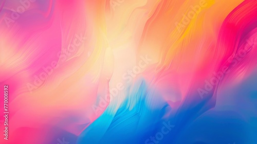 Colorful backdrop behind close-up phone
