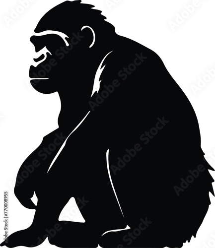 bonobo silhouette