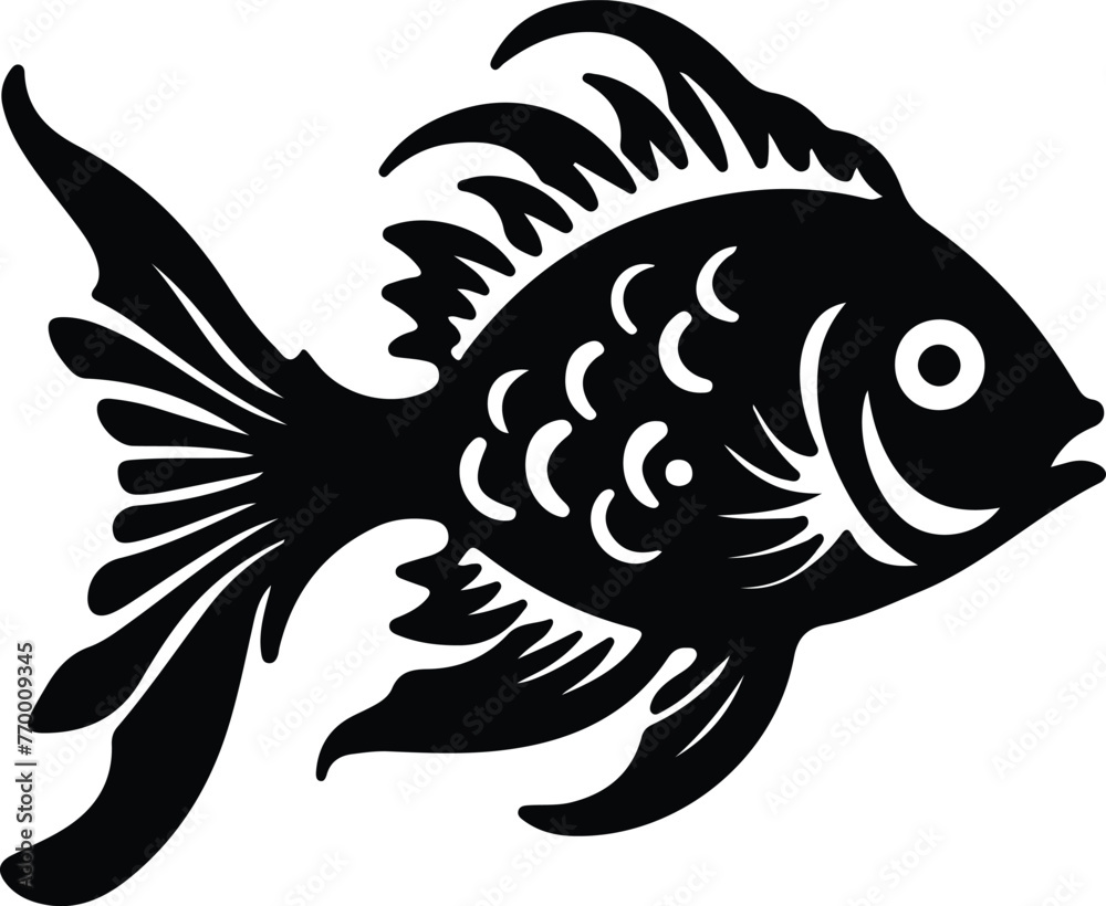 bony fish silhouette bony fish silhouette