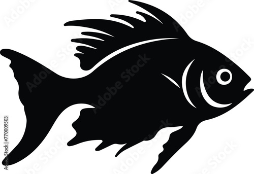 bony fish silhouette