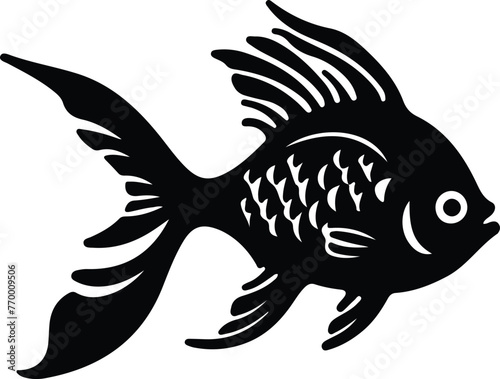 bony fish silhouette