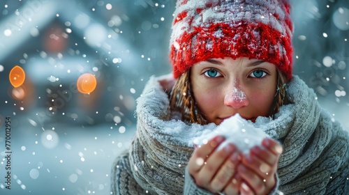 Person Holding Small House in Hands