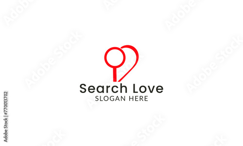 cREATIVE Dating logo design. Vector illustration.