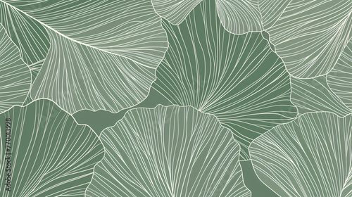 Patrón botánico abstracto en tonos pastel