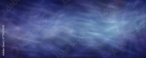Indigo grainy background with thin barely noticeable abstract blurred color gradient noise texture banner pattern with copy space