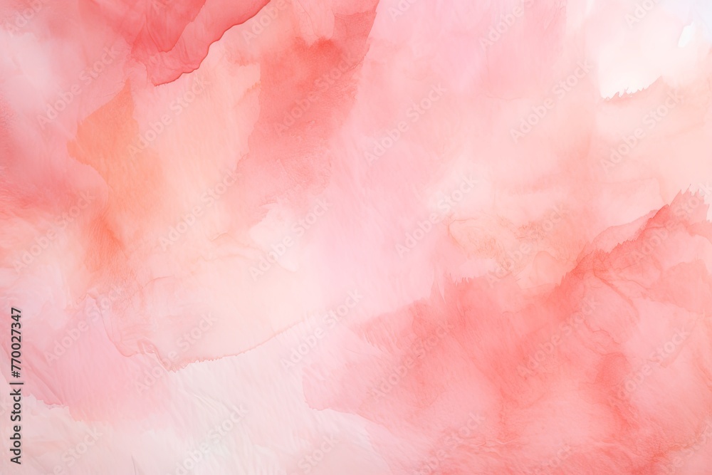 Light Coral Pink watercolor abstract background