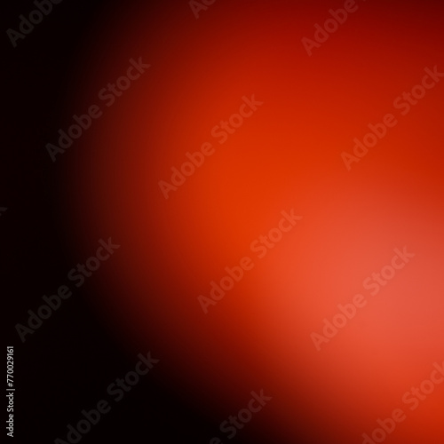 Abstract blurry background, black and red spot.