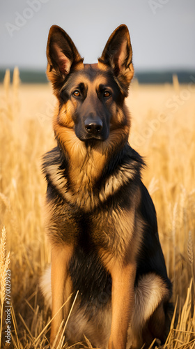 Power and Grace: A Showcase of the Robust Elegance of the German Shepherd © Adele