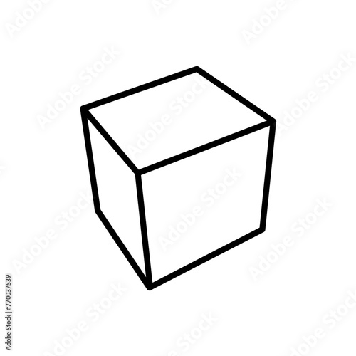 geometric cube angle