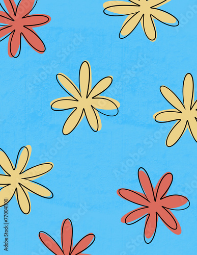 background with flowers