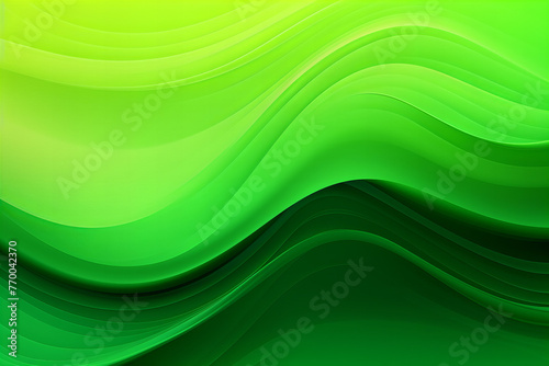 Abstract colorful neon green colors and gradients waves background © Acconite