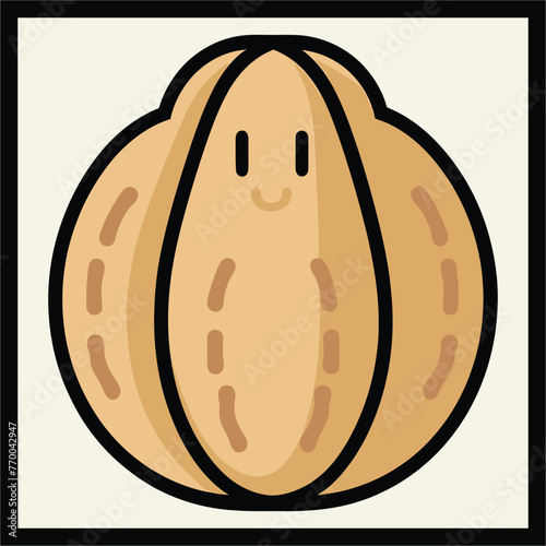 Breadnut color vector illustration photo