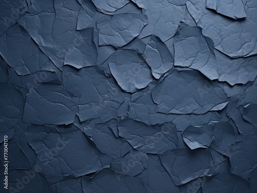 Navy torn plain paper pattern background