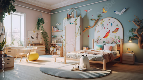 innovative Oasis Cutting-Edge Kids  Interior Design