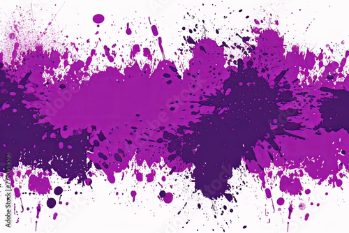 Purple gritty grunge vector brush stroke color halftone pattern
