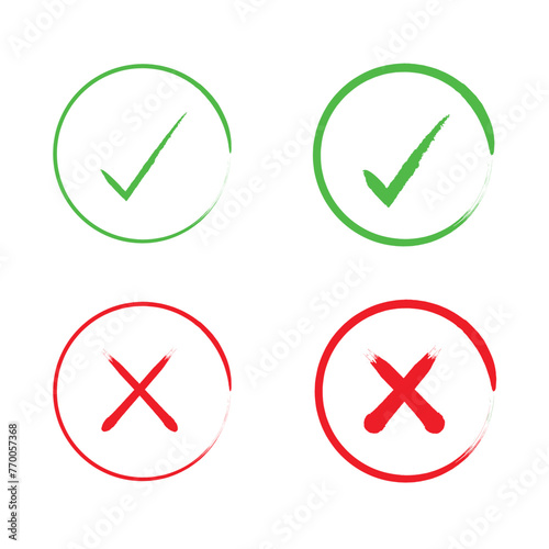 Modifiable Vector Checkmark Templates