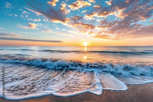 sunset over the sea © sidra_creations