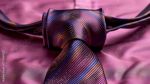 Elegant Silk Tie: Windsor Knot photo