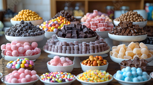 Festive Candy Buffet: Party Delights