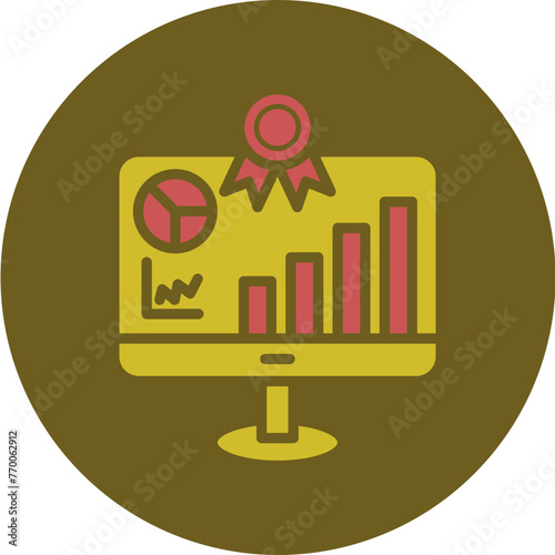 Success  Glyph Two Color Circle Icon
