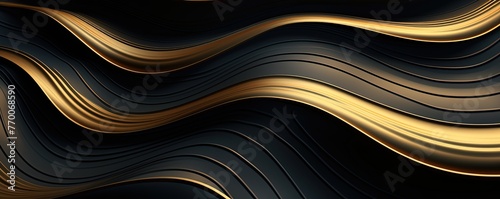 abstract background of metal texture surface, swirl ripple gold metal sheet layers, new and shiny reflective surface, Generative