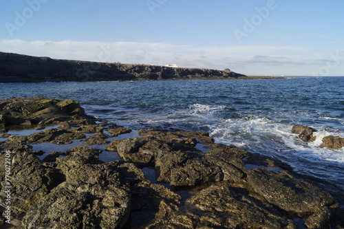 onde sulla costa