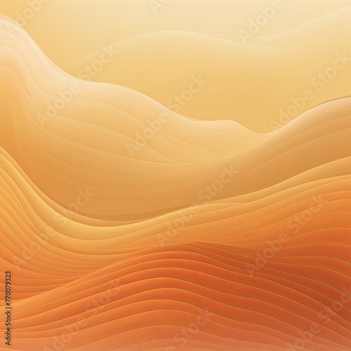 Tan gradient wave pattern background with noise texture and soft surface