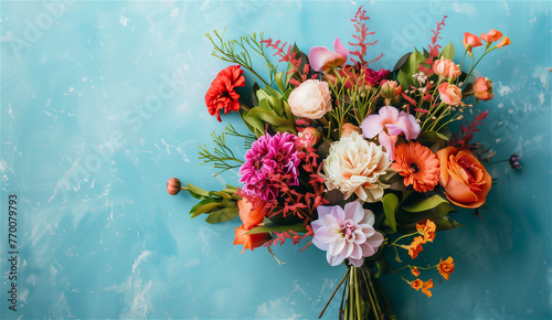 Bouquet of flowers.
