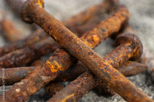 Fotografía Puntillas oxidadas