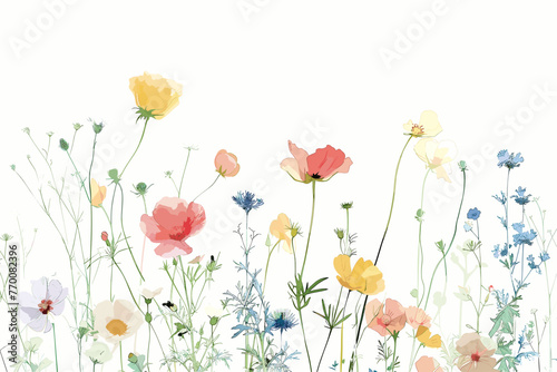 Blooming Blossoms: Vector Field Flowers