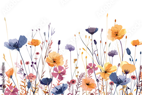 Field of Dreams: Vector Floral Art