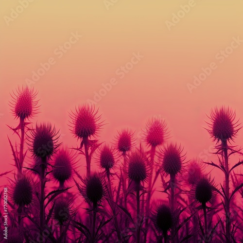 Thistle Crimson Olive gradient background barely noticeable thin grainy noise texture, minimalistic design pattern backdrop © GalleryGlider