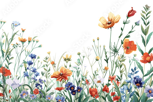 Field of Dreams: Vector Floral Art