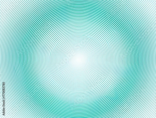 Turquoise thin barely noticeable circle background pattern isolated on white background 