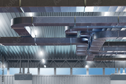 Intricate Overhead Ductwork...