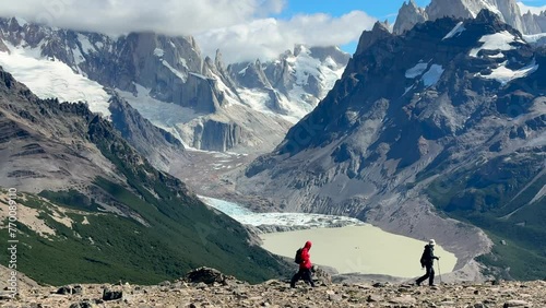 Loma del Pliegue Tumbado hike in Patagonia, El Chalten area 