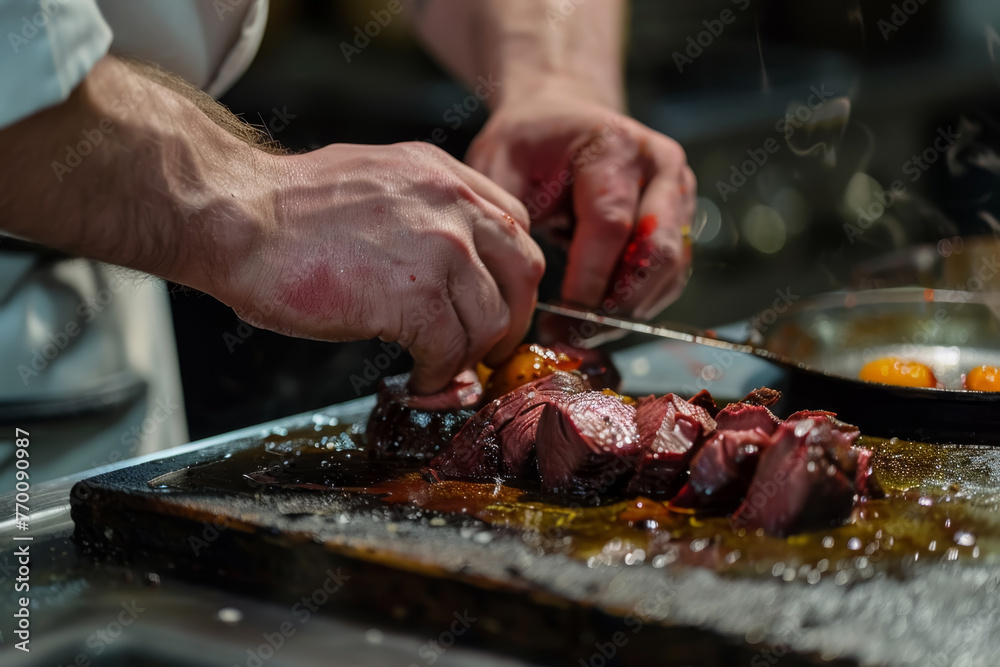 Chef's Precision Meat Plating