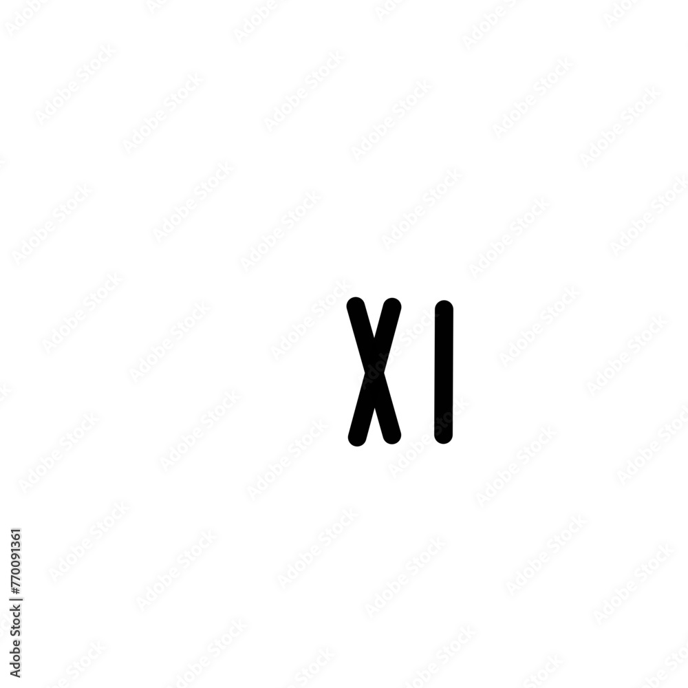 Roman numerals icon Roman numerals icon