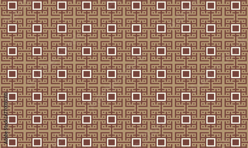Infuse your designs with earthy elegance using this captivating brown geometric pattern.