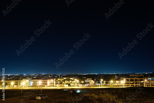 night view of the city