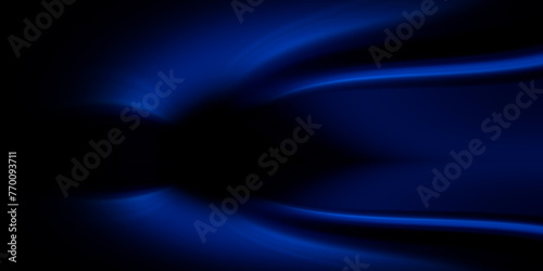 Abstract dark blue background. Navy blue color. Elegant background with space for design. Soft wavy folds