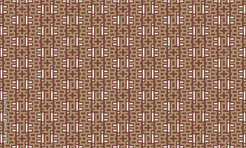 Infuse your designs with earthy elegance using this captivating brown geometric pattern.