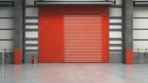 Roller door or roller shutter using for factory, warehouse