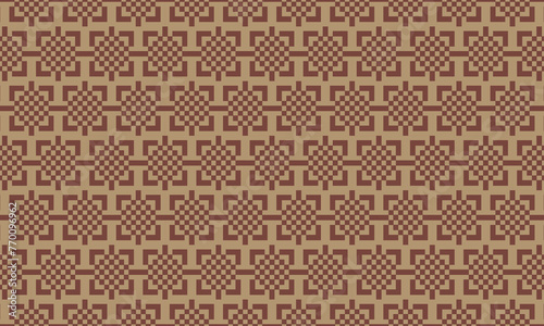 Infuse your designs with earthy elegance using this captivating brown geometric pattern.